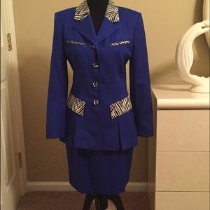 Designer Alberto Makali suit.